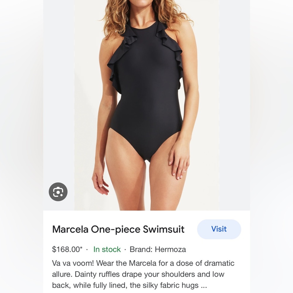 Hermoza size 12 black swimsuit.